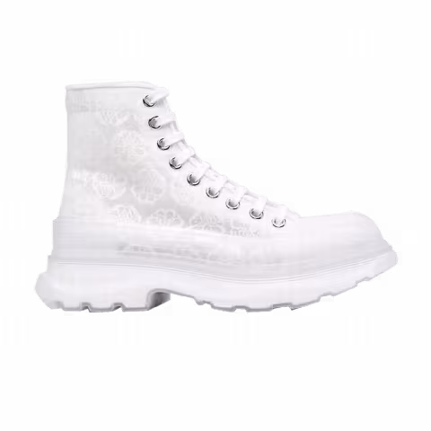 Alexander McQueen Wmns Tread Slick Boot 'White Transparent'