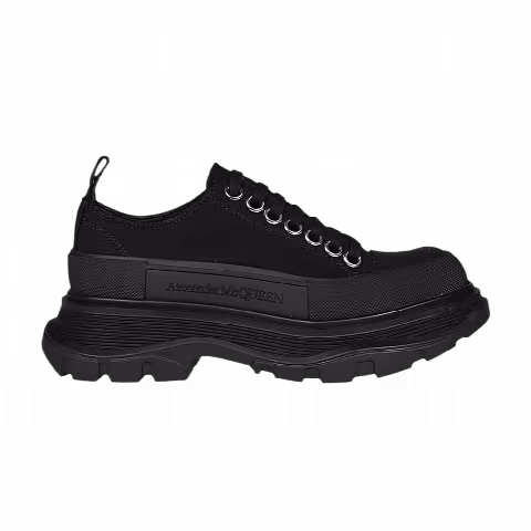 Alexander McQueen Wmns Tread Slick Lace Up 'Triple Black'