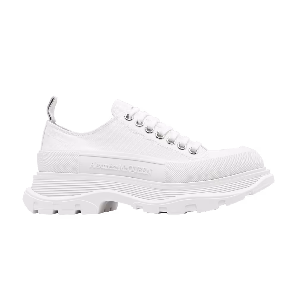 Alexander McQueen Women's Tread Slick Lace Up White