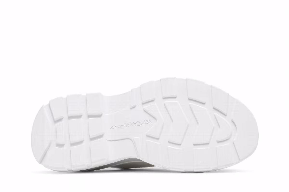 Alexander McQueen Women's Tread Slick Lace Up White, view 5