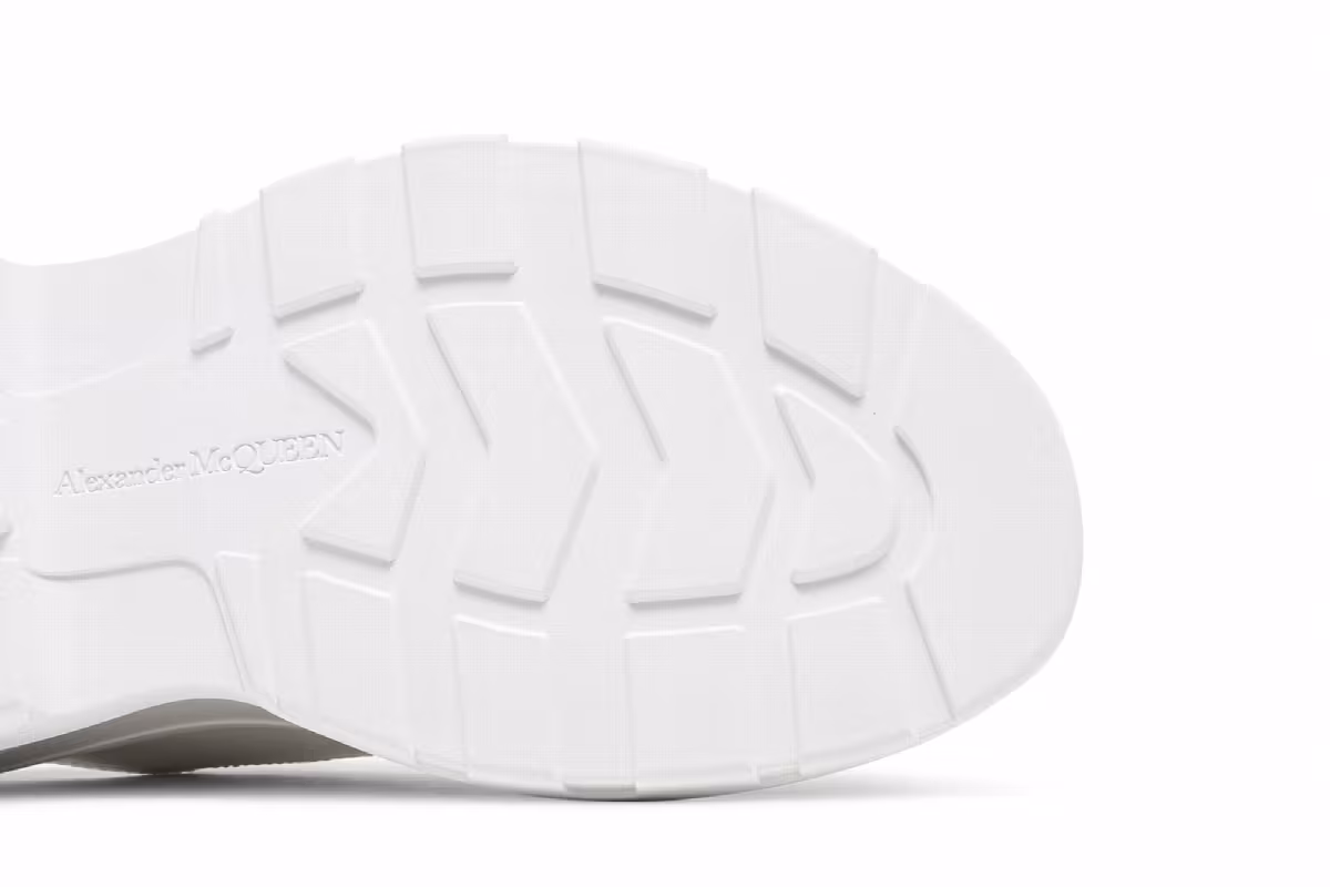 Alexander McQueen Women's Tread Slick Lace Up White, view 6