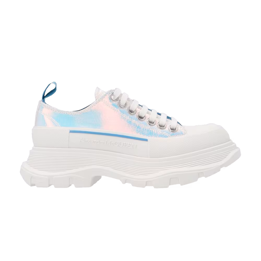 Alexander McQueen Women's Tread Slick Lace Up Iridescent