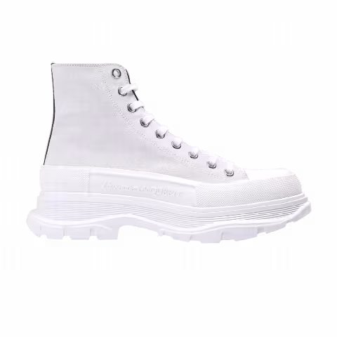 Alexander McQueen Tread Slick Boots 'White'
