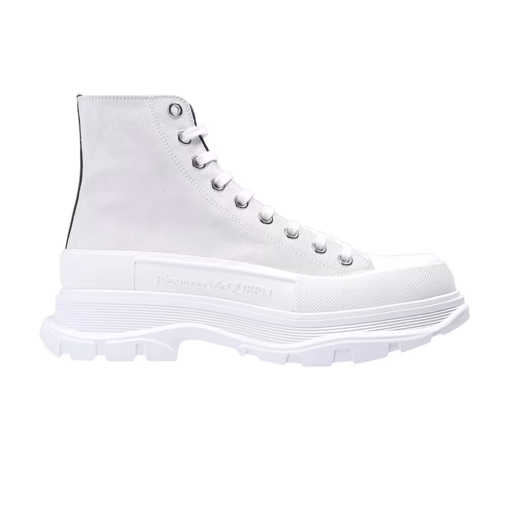 Alexander McQueen Tread Slick Boots White