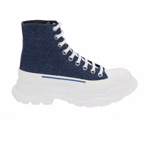 Alexander McQueen Tread Slick Boots 'Indigo'