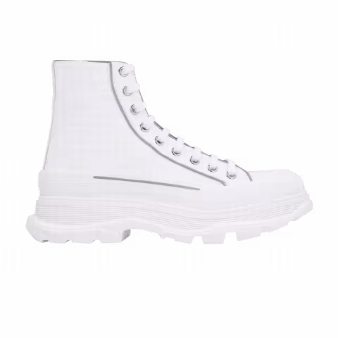 Alexander McQueen Tread Slick Boot 'White Silver'
