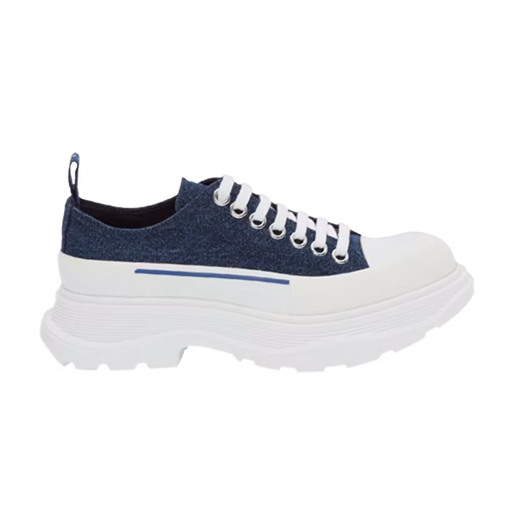 Alexander McQueen Women's Tread Slick Lace Up Indigo