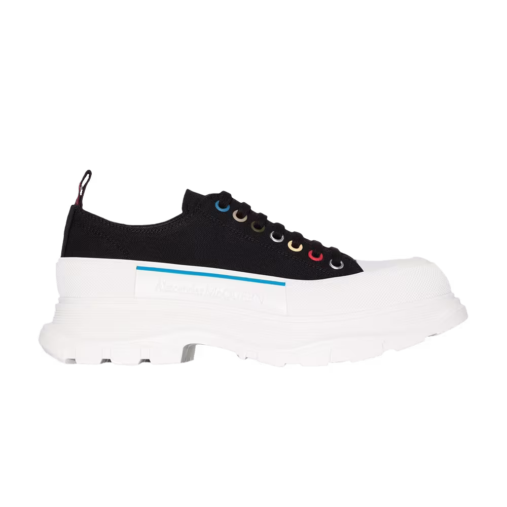 Alexander McQueen Tread Slick Lace Up Black Multi