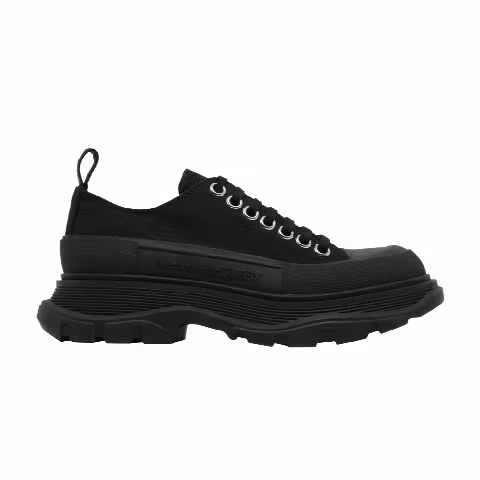Alexander McQueen Wmns Tread Slick Lace Up 'Triple Black'