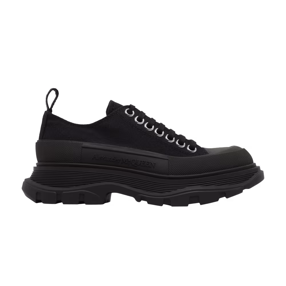 Alexander McQueen Women's Tread Slick Lace Up Triple Black
