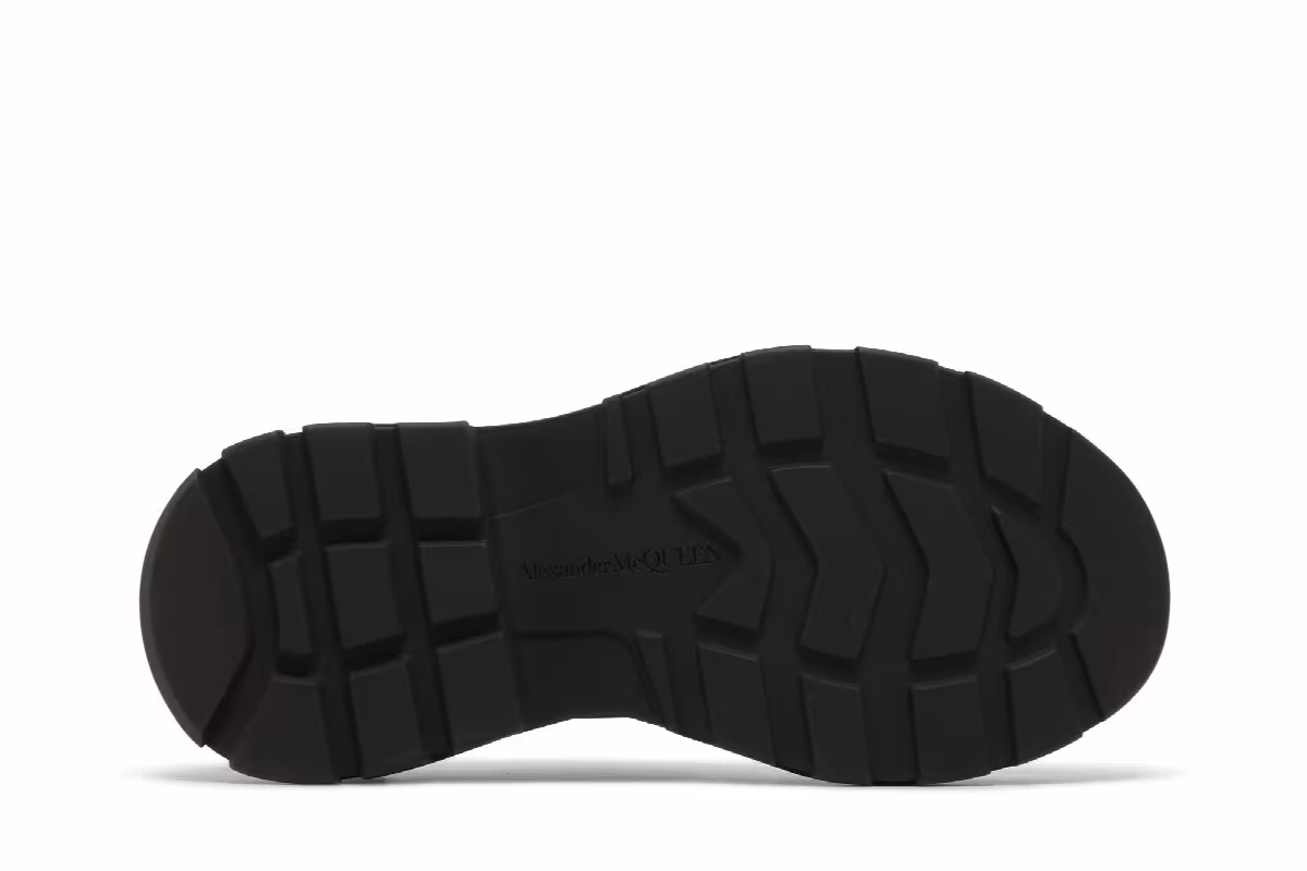Alexander McQueen Women's Tread Slick Lace Up Triple Black, view 5