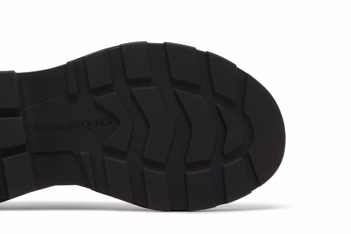 Alexander McQueen Women's Tread Slick Lace Up Triple Black, view 6