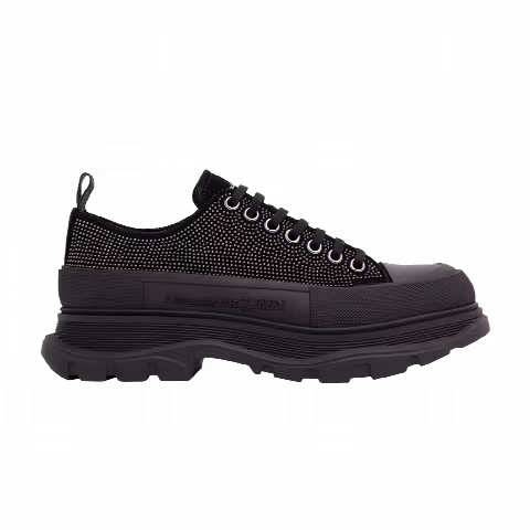 Alexander McQueen Tread Slick Lace-Up 'Black Embellished Studs'