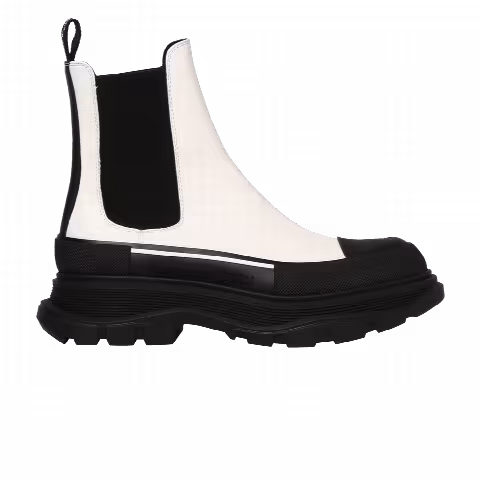Alexander McQueen Wmns Tread Slick Boot 'White Black'