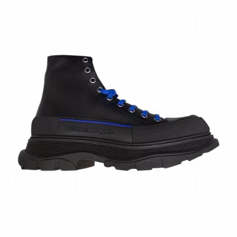 Alexander McQueen Tread Slick Boot 'Black Ultramarine'