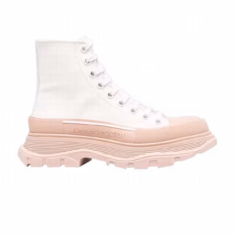 Alexander McQueen Wmns Tread Slick Boot 'White Tea Rose'