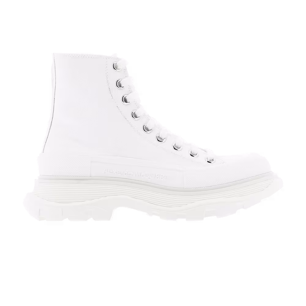 Alexander McQueen Women's Tread Slick Boots White