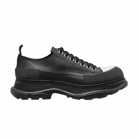 Alexander McQueen Tread Slick Lace-Up 'Black White Toe'