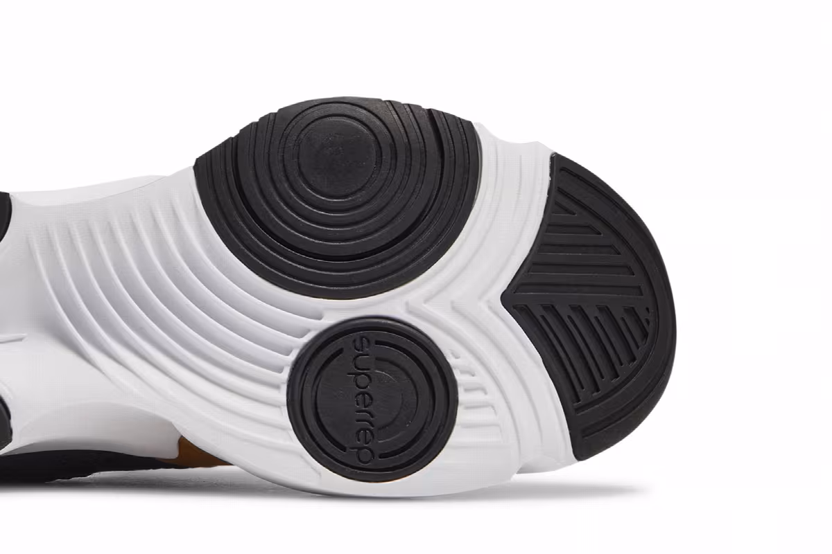 Nike Women's SuperRep Groove White Metallic Gold Coin, view 6