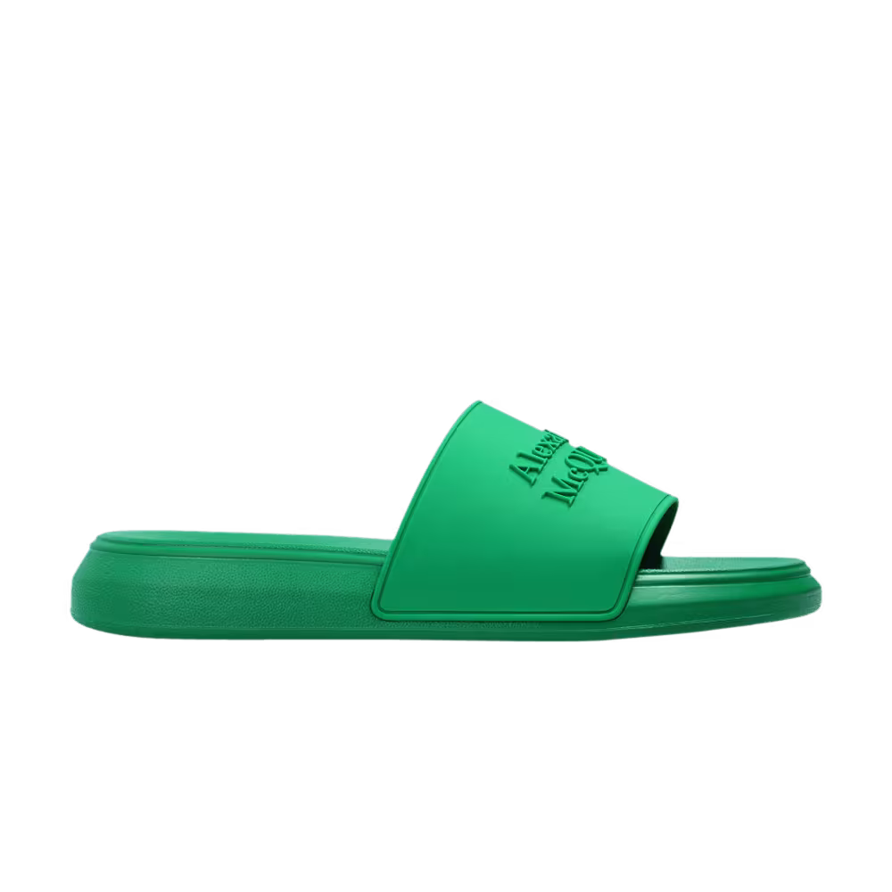 Alexander Mcqueen Sandal Chrome Green