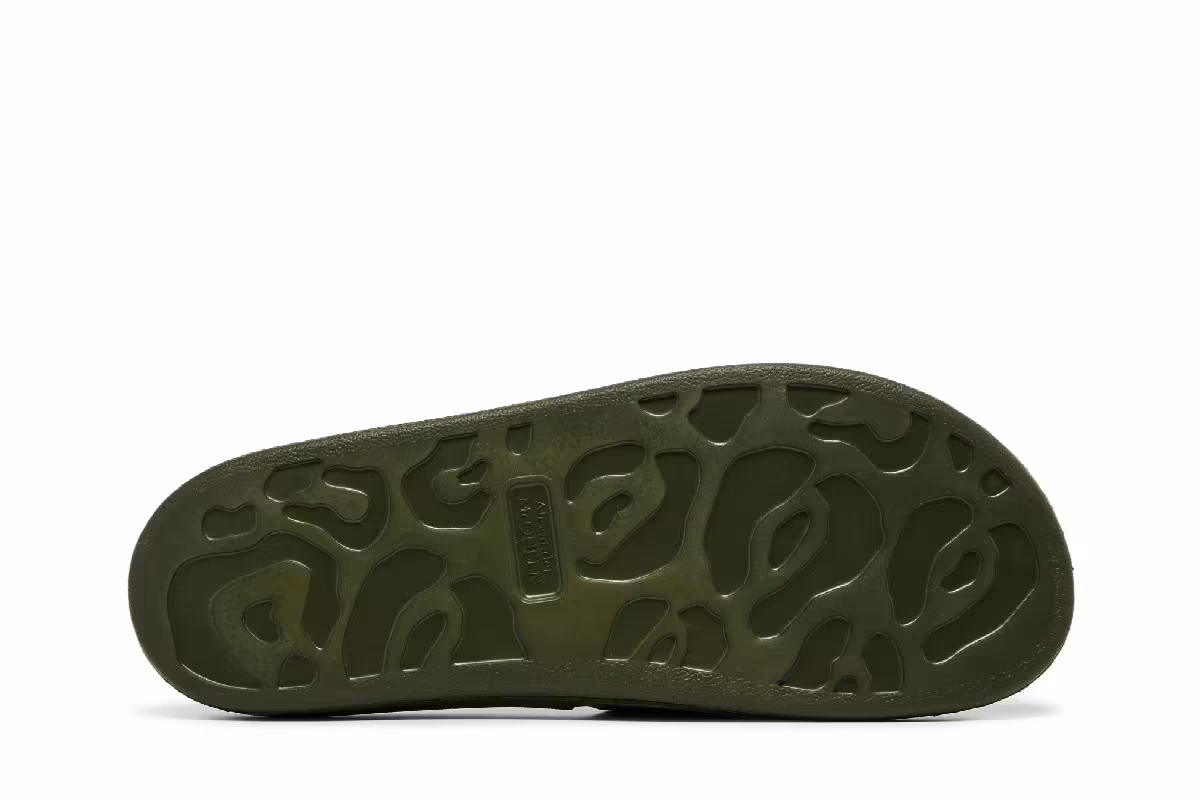 Alexander McQueen Pool Slide Forest Green, view 5