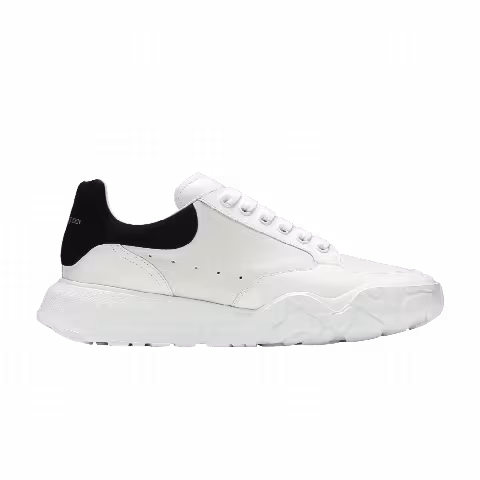 Alexander McQueen Oversized Court Trainer 'White Black'