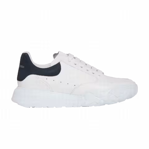Alexander McQueen Oversized Court Trainer 'White Midnight Navy'