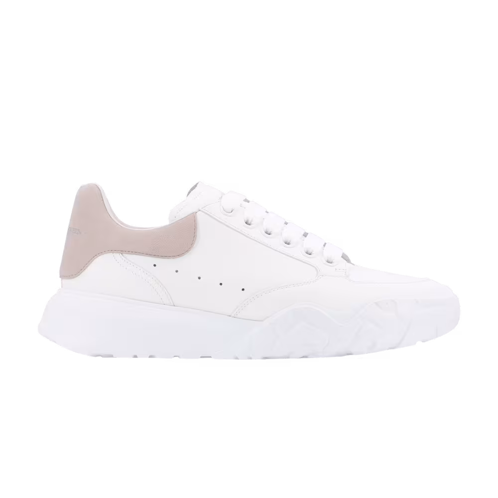 Alexander McQueen Women's Oversized Court Trainer White Patchouli
