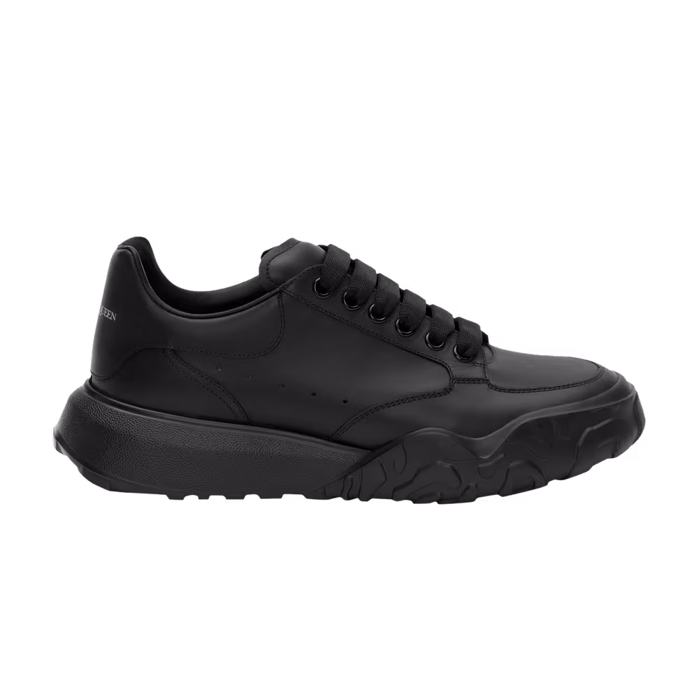 Alexander McQueen Oversized Court Trainer Triple Black
