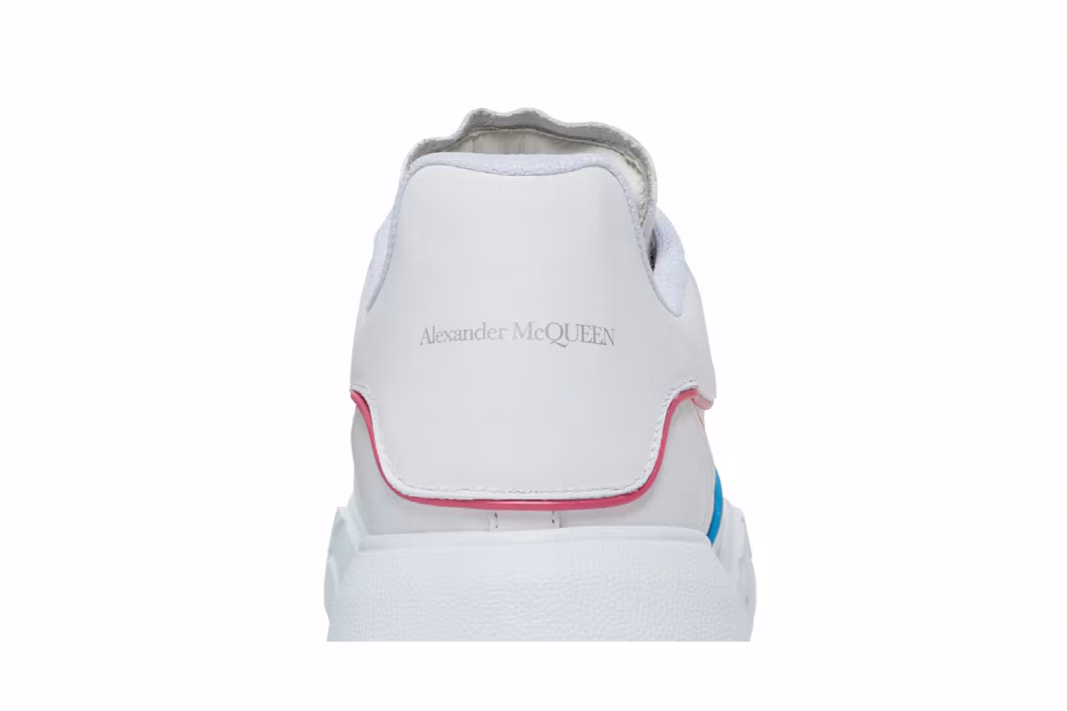 Alexander McQueen Women's Court Trainer White Multi, view 8