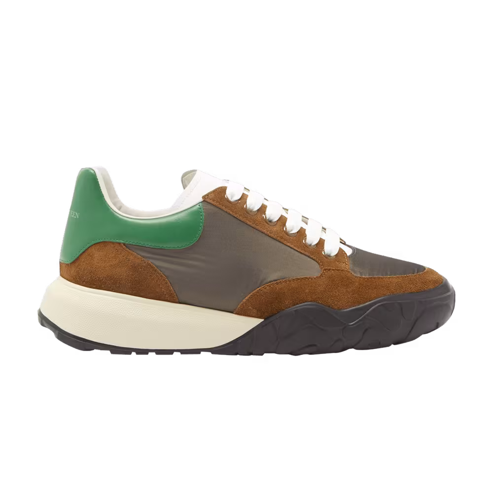 Alexander McQueen Oversized Court Trainer Khaki Green