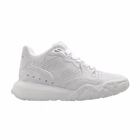 Alexander McQueen Court Trainer Mid 'Light Grey'