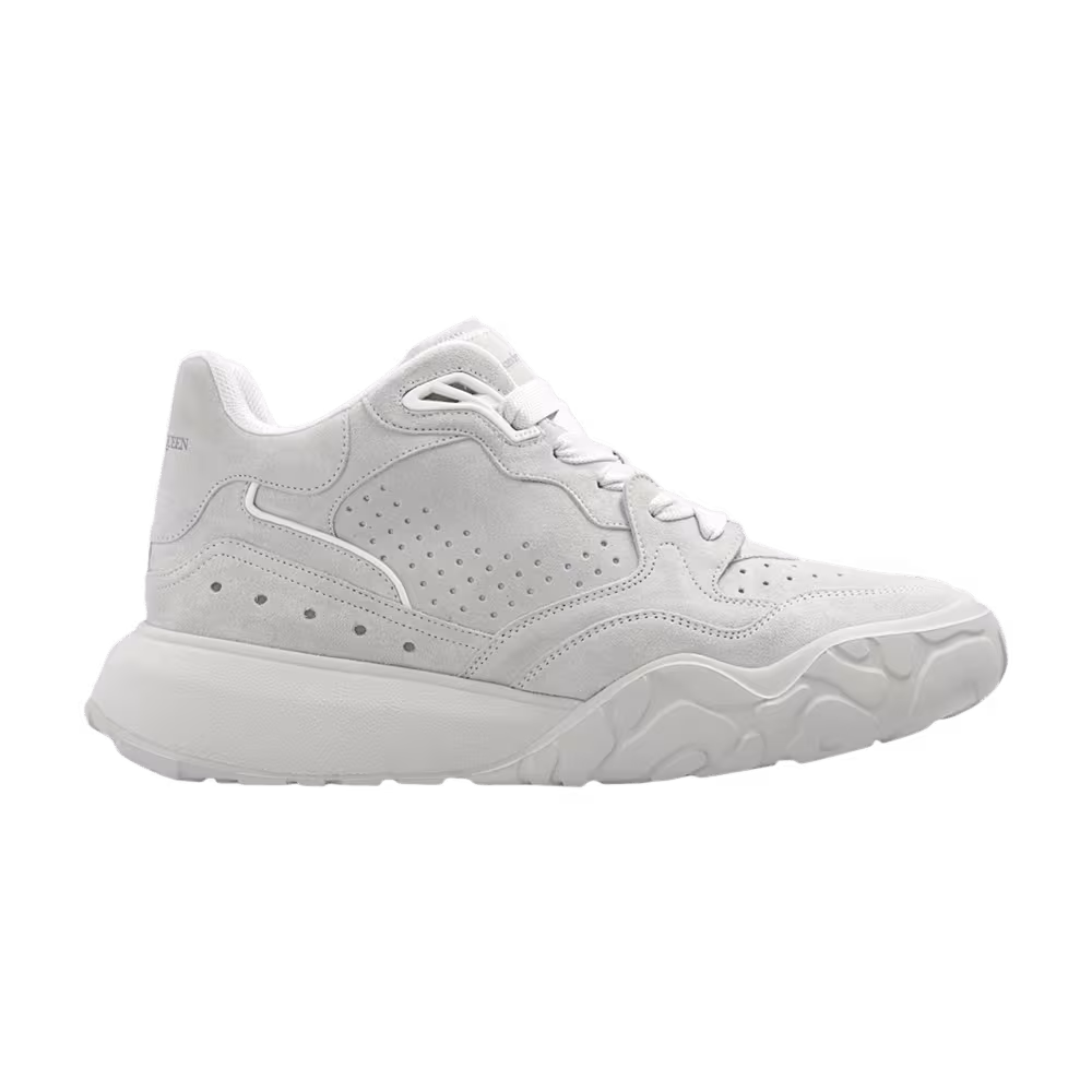 Alexander McQueen Court Trainer Mid Light Grey