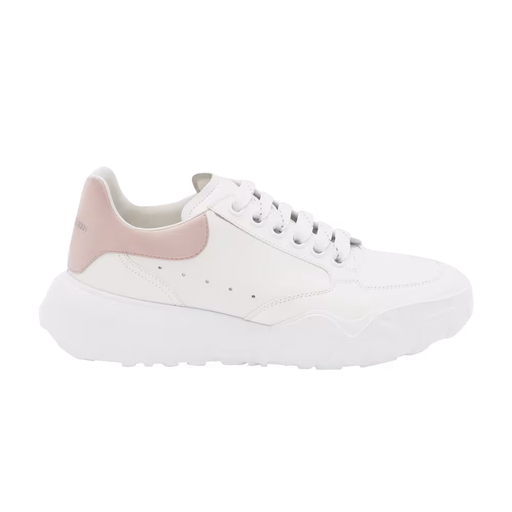 Alexander McQueen Women's Oversized Court Trainer White Patchouli