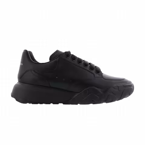 Alexander McQueen Wmns Oversized Court Trainer 'Triple Black'