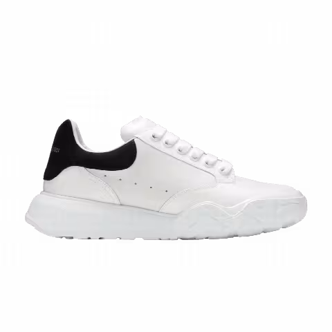 Alexander McQueen Oversized Court Trainer 'White Black'