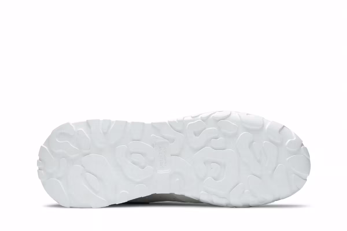 Alexander McQueen Oversized Court Trainer White Black, view 5