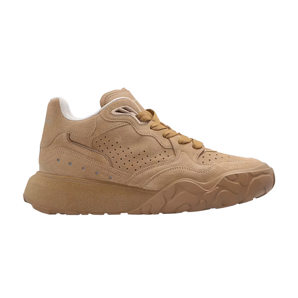 Alexander McQueen Court Trainer Mid Beige