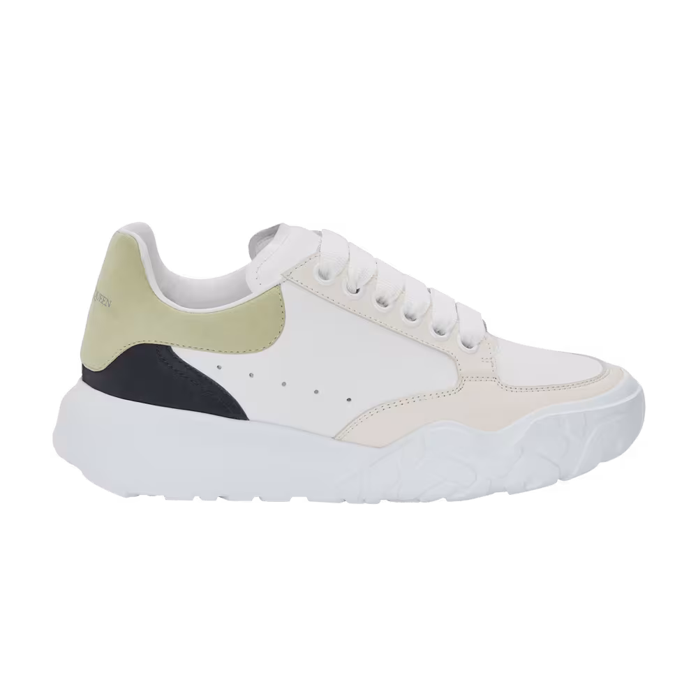 Alexander McQueen Women's Court Trainer White Anthracite
