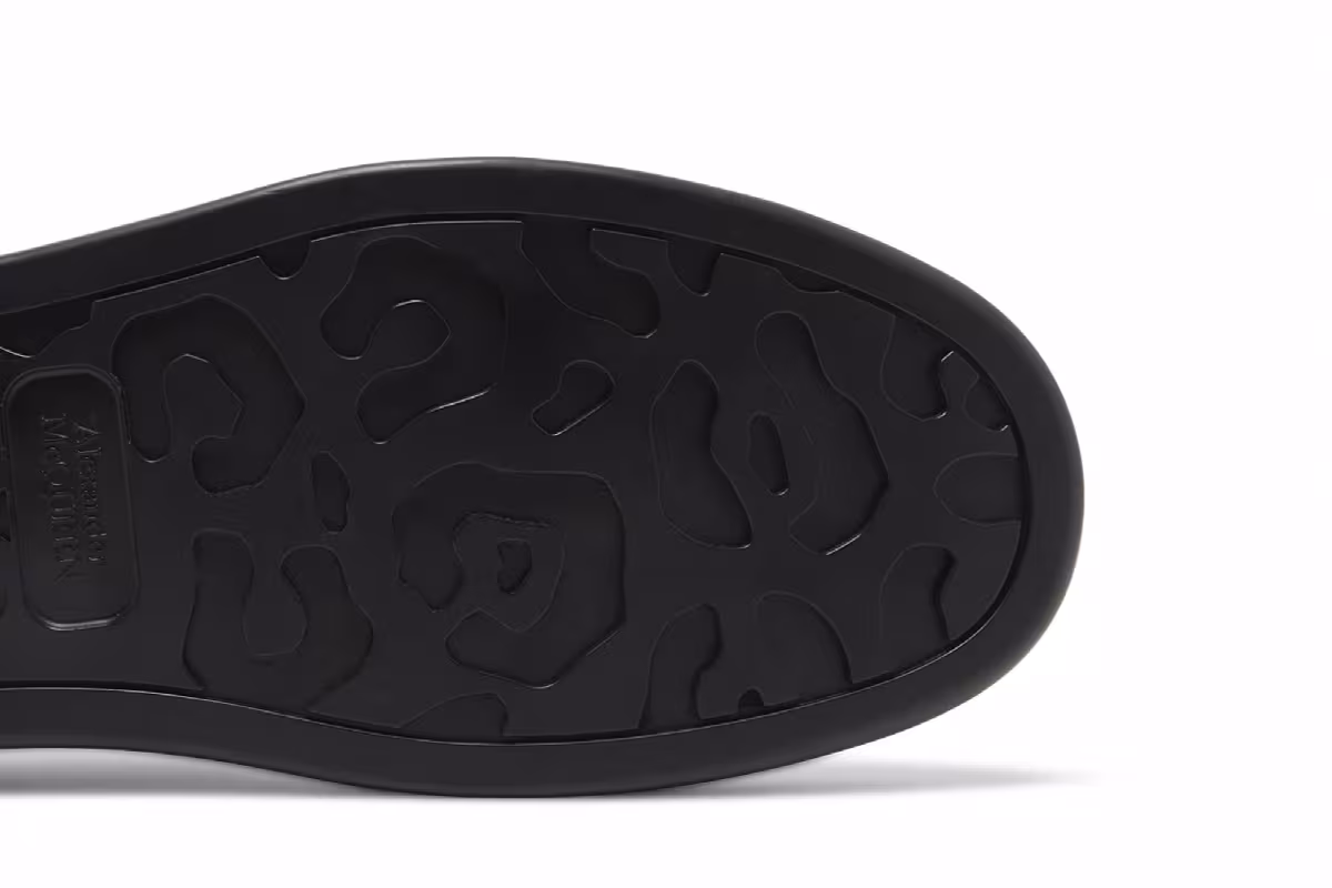 Alexander McQueen Deck Plimsoll Low Triple Black, view 6