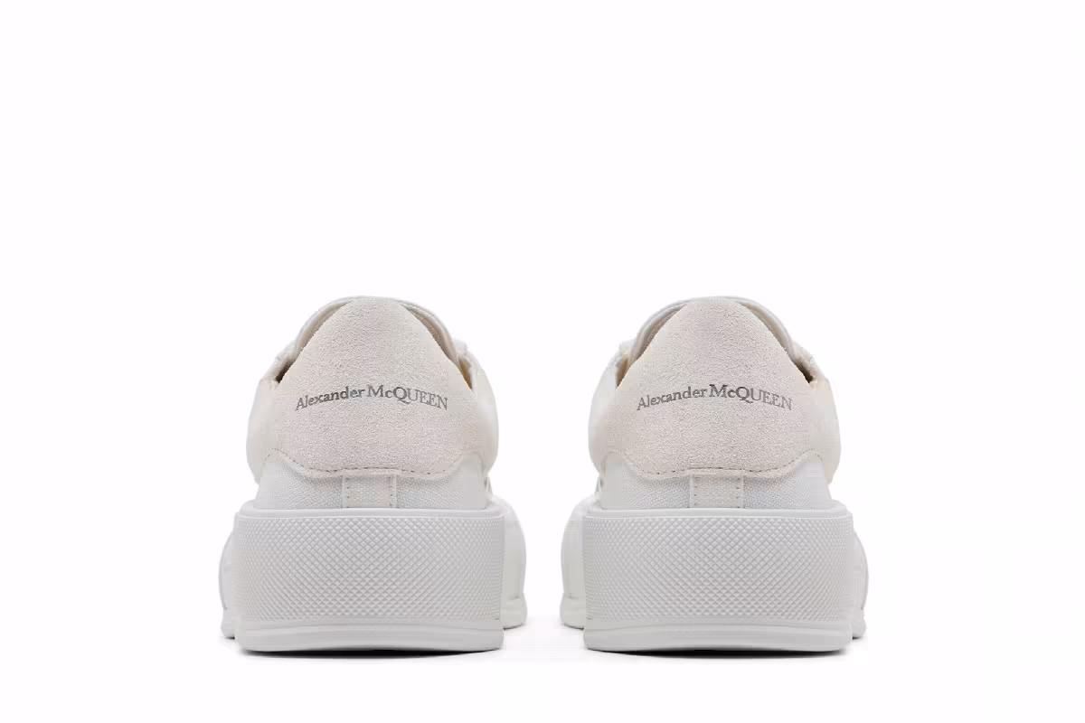 Alexander McQueen Deck Plimsoll White, view 7
