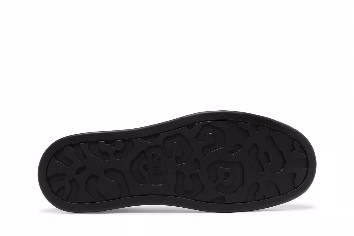 Alexander McQueen Deck Plimsoll Low White Black, view 5