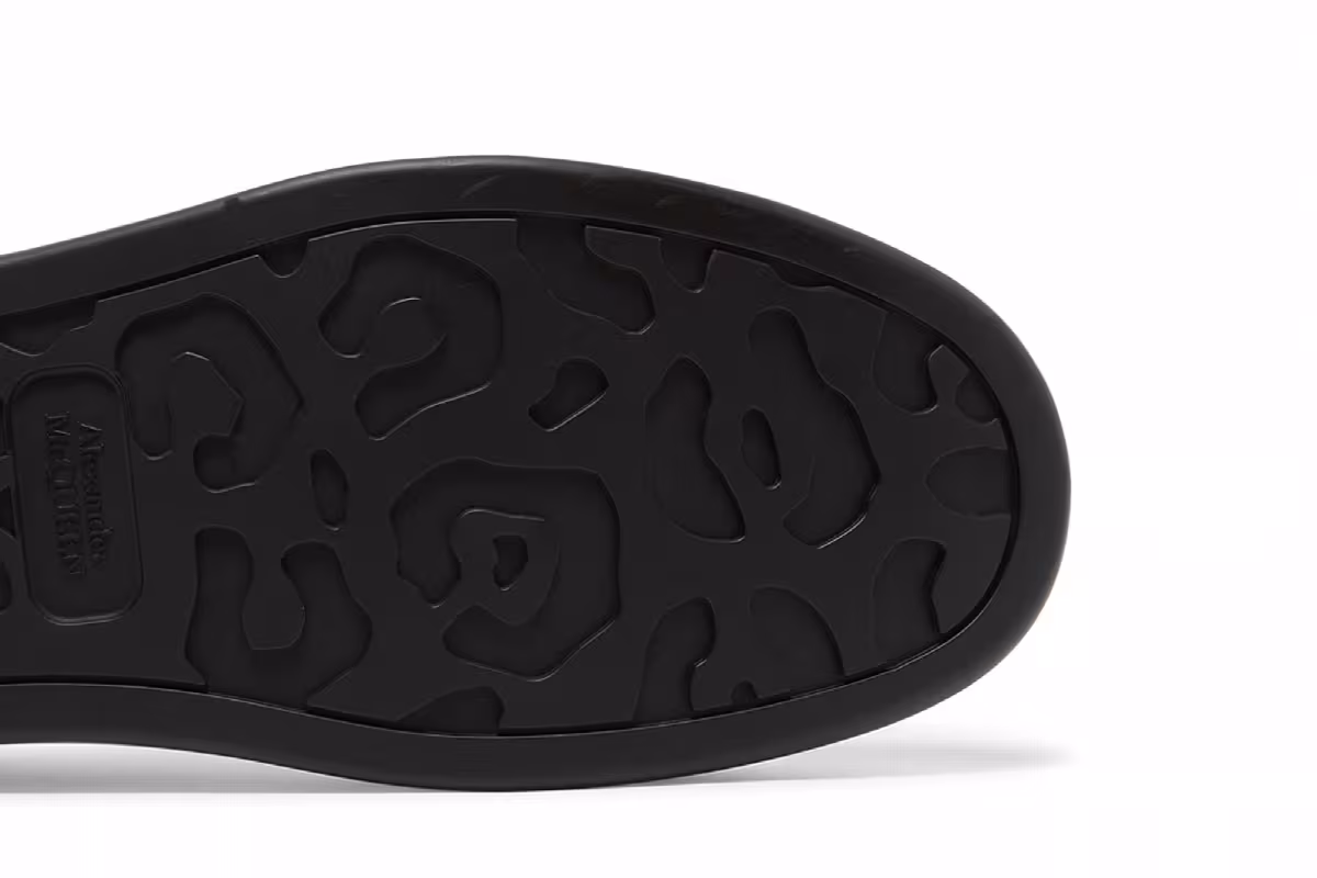 Alexander McQueen Deck Plimsoll Low White Black, view 6