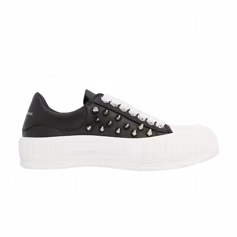 Alexander McQueen Deck Plimsoll 'Studded - Black'