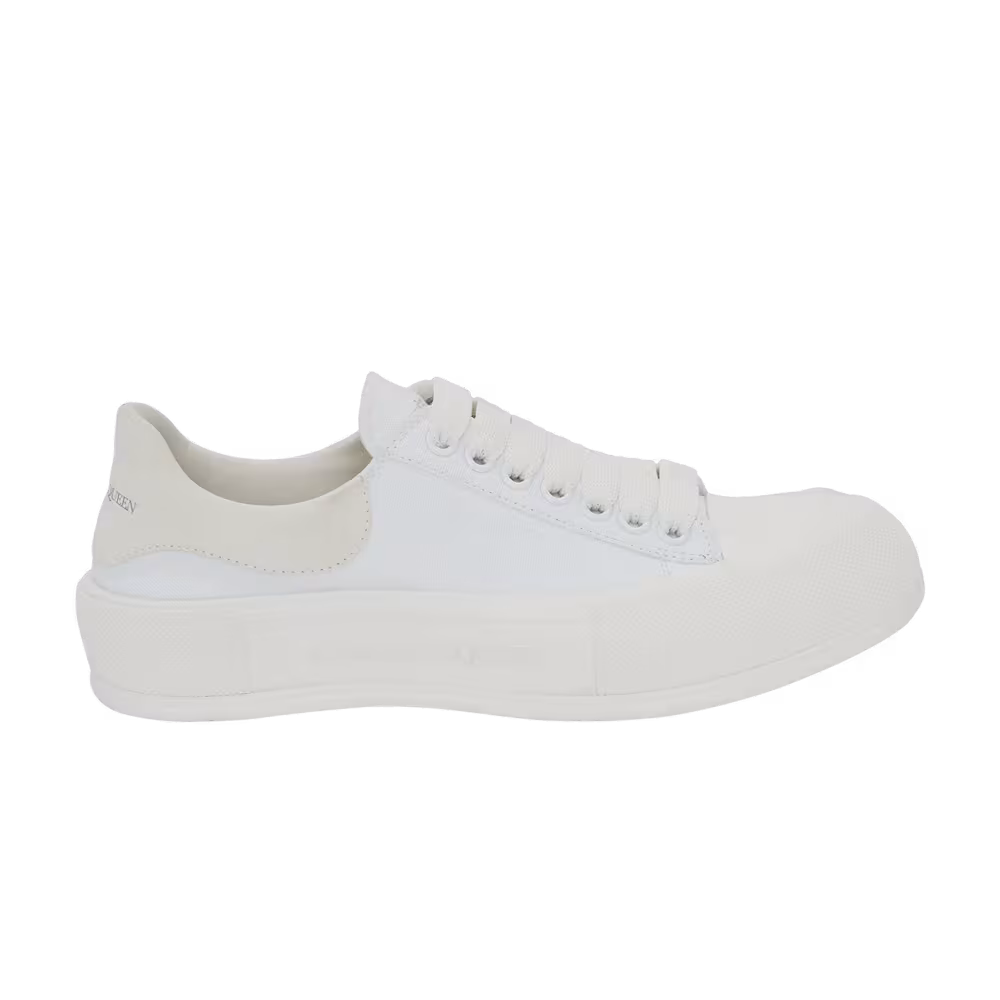 Alexander McQueen Deck Lace-Up Plimsoll White