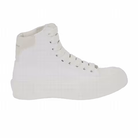 Alexander McQueen Wmns Deck Plimsoll High 'White'