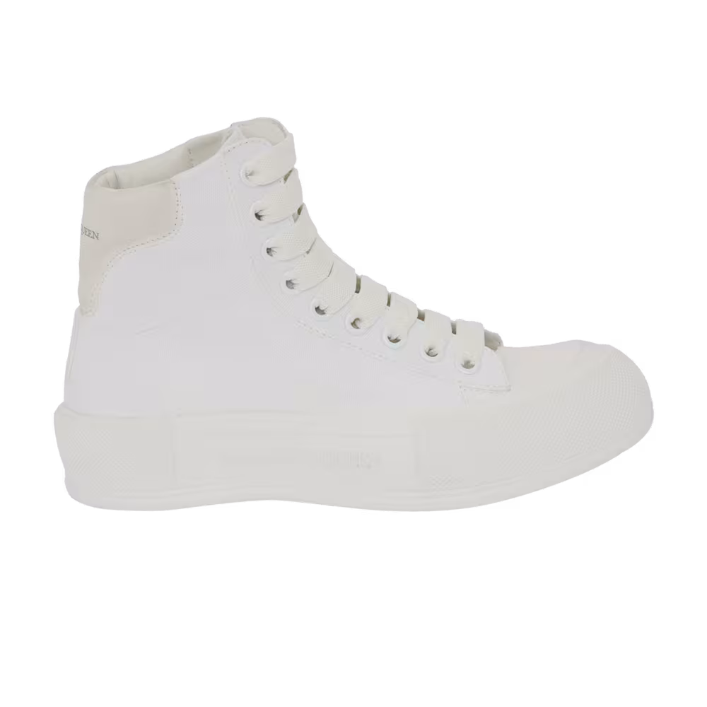 Alexander McQueen Women's Deck Plimsoll High White