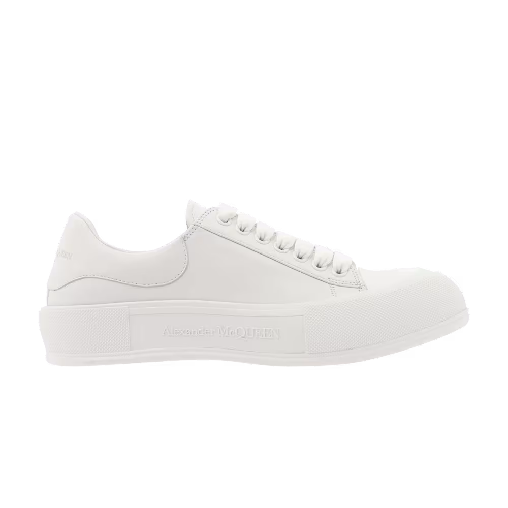 Alexander McQueen Deck Plimsoll Optic White