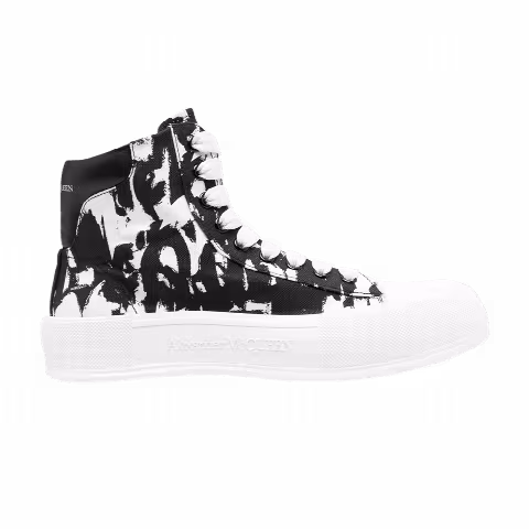 Alexander McQueen Deck Plimsoll High 'Graffiti'
