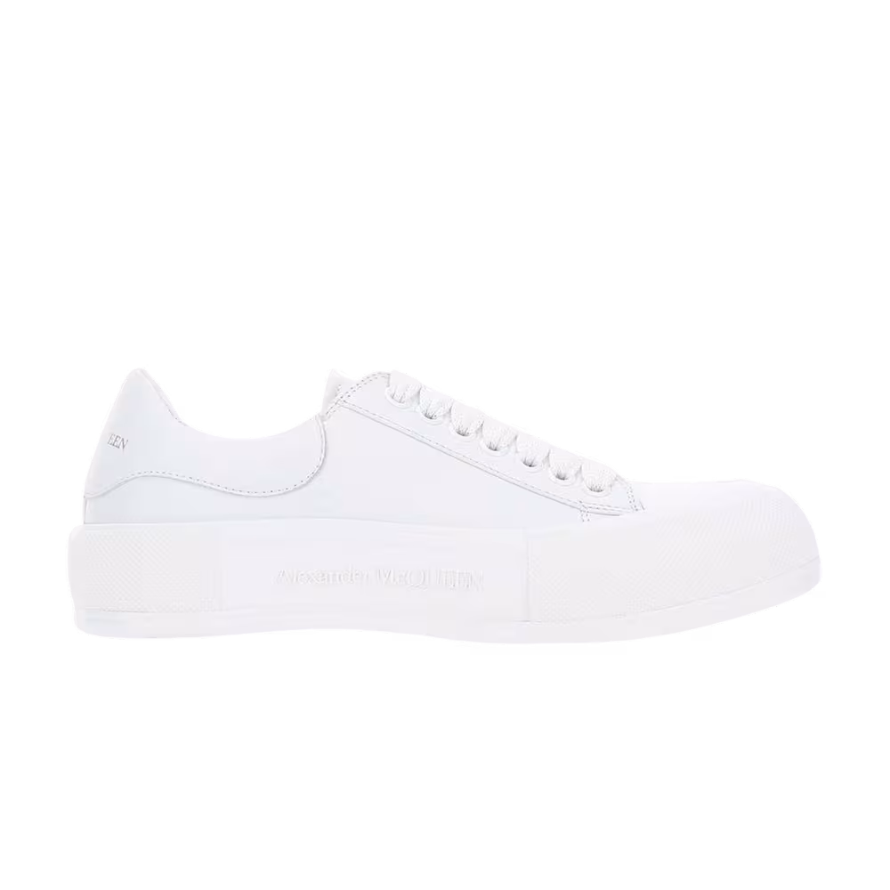 Alexander McQueen Deck Lace Plimsoll Optic White